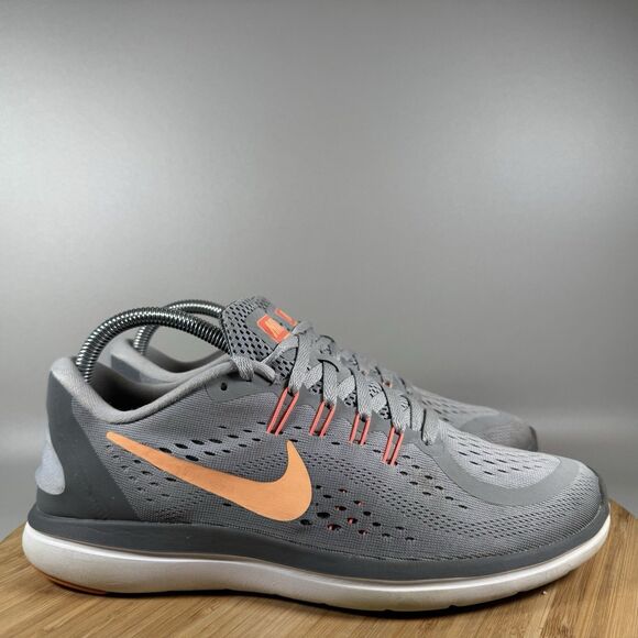 Nike Womens Flex 2017 RN 898476-003 Gray Running Shoes Sneakers Size 9.5 - Picture 1 of 8